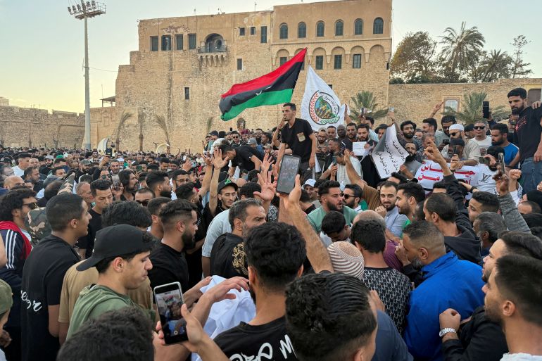 Widespread demonstrations in Libya’s capital amid escalating power cuts and political unrest