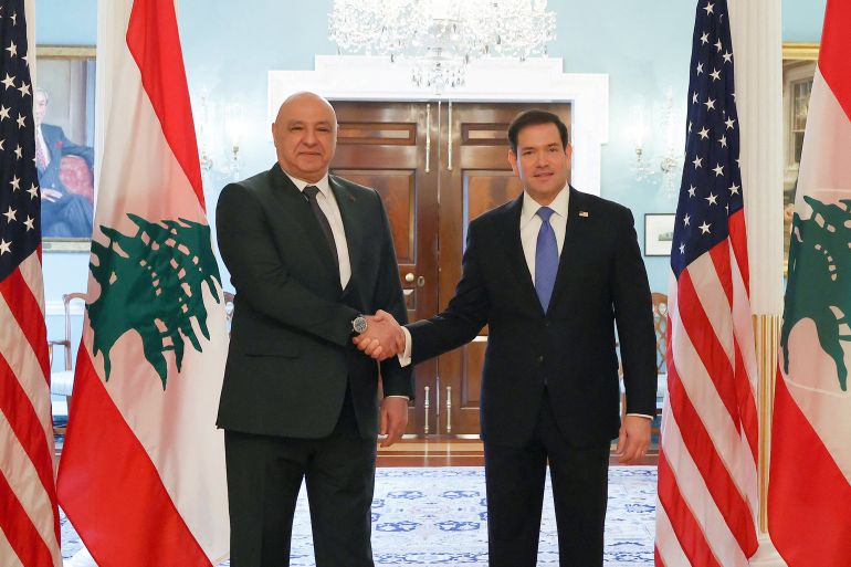 Joseph Aoun’s Washington Visit Focuses on Israeli Withdrawal and Hezbollah Disarmament