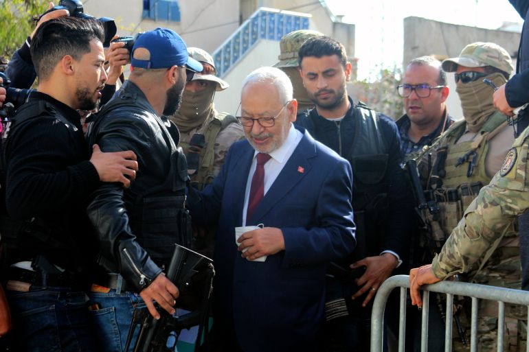 Family and lawyers barred from visiting Tunisia’s opposition leader Ghannouchi post-collapse