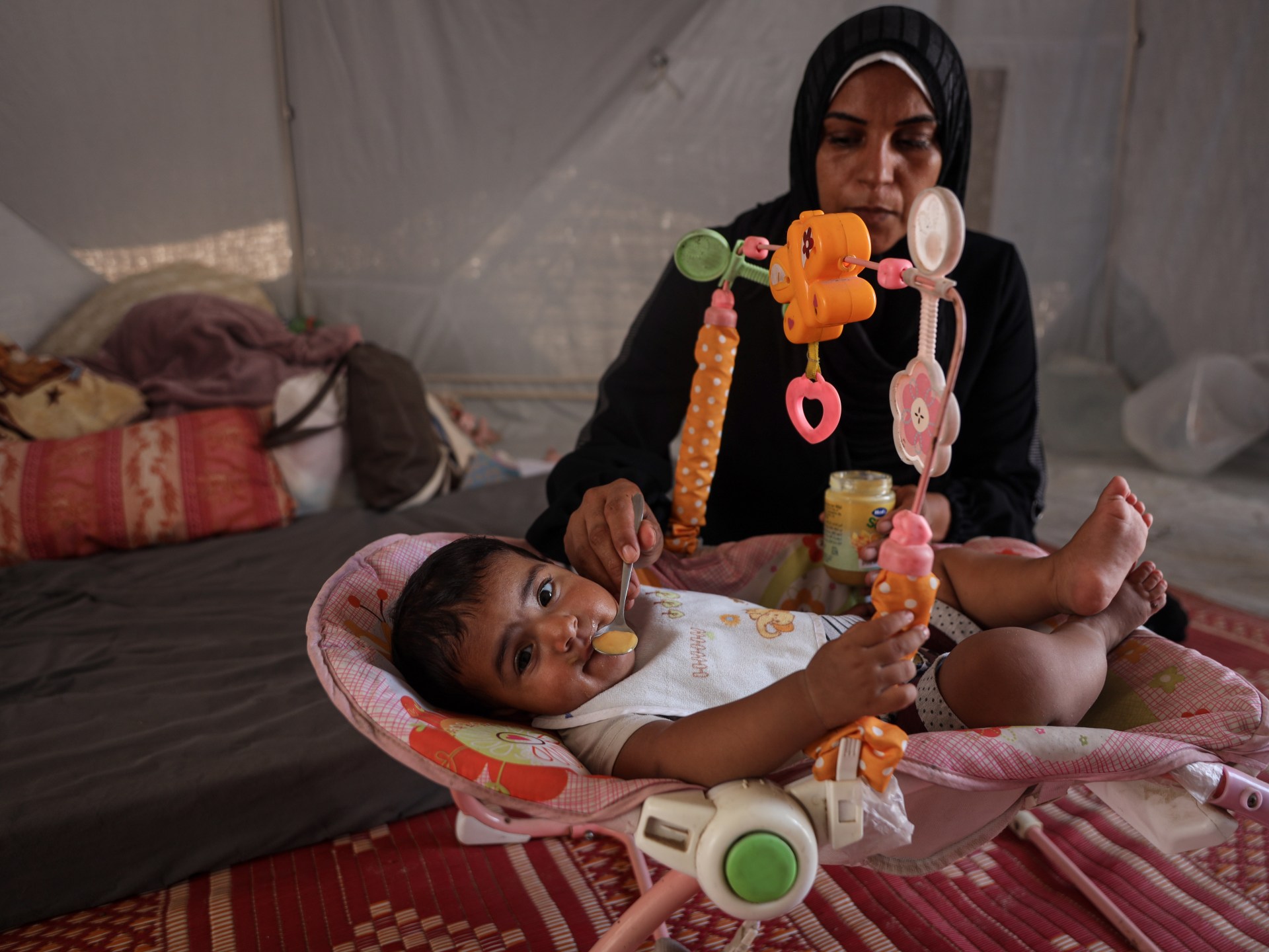 How Gaza mothers are trying to breastfeed during displacement