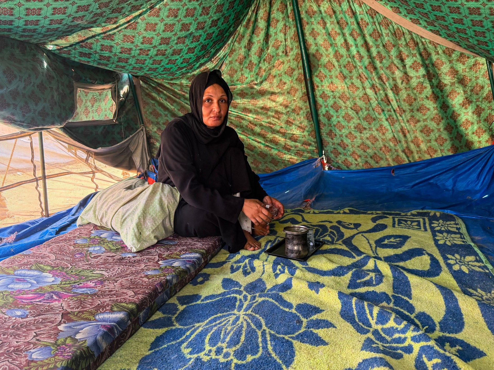 Displaced families in Gaza struggle for safe, private toilets