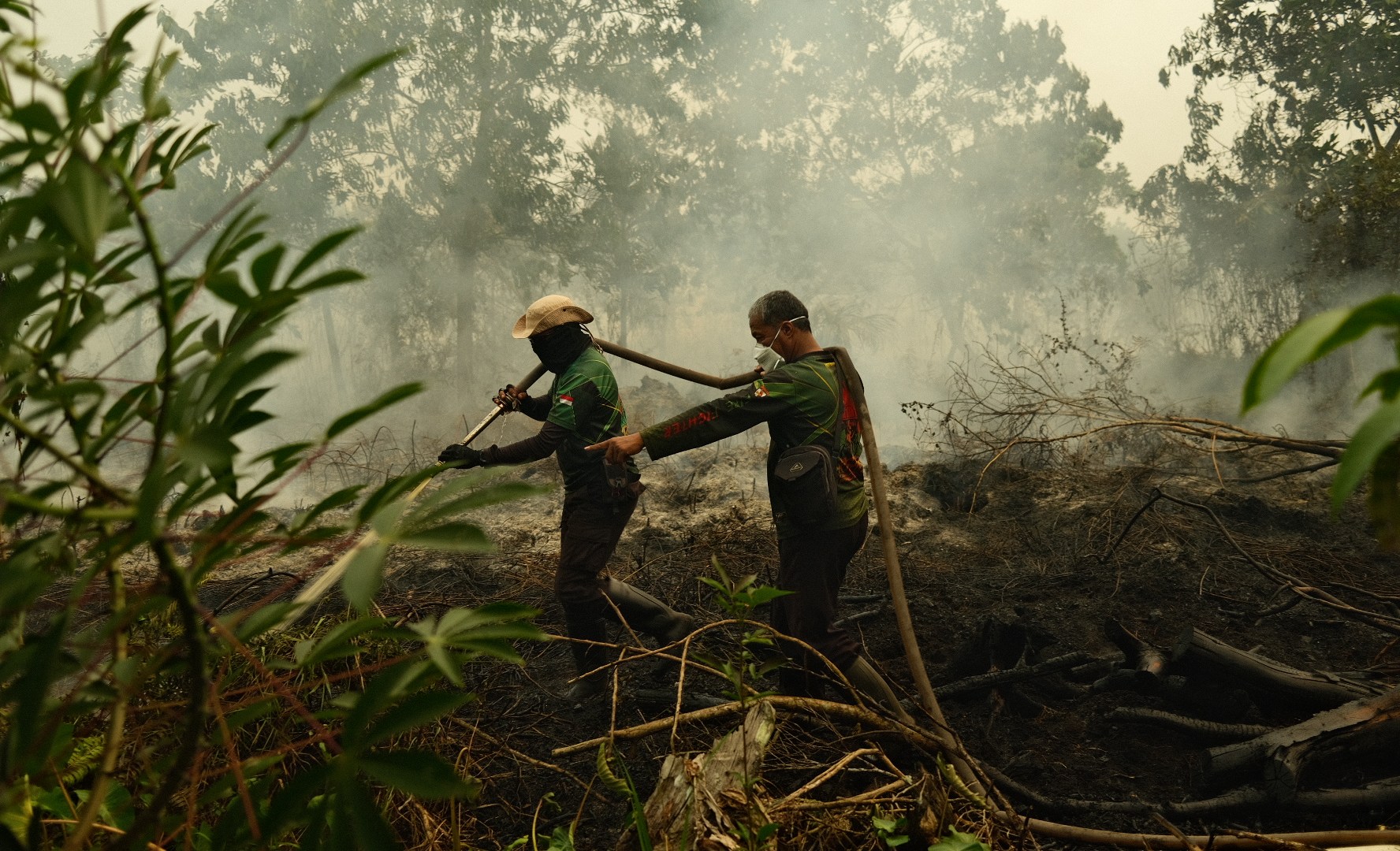 Wildfires spread across Indonesia as haze sickens communities