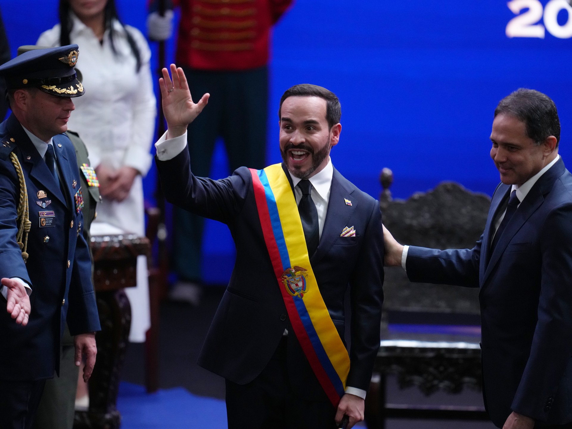 Colombia’s new president vows to defeat armed groups