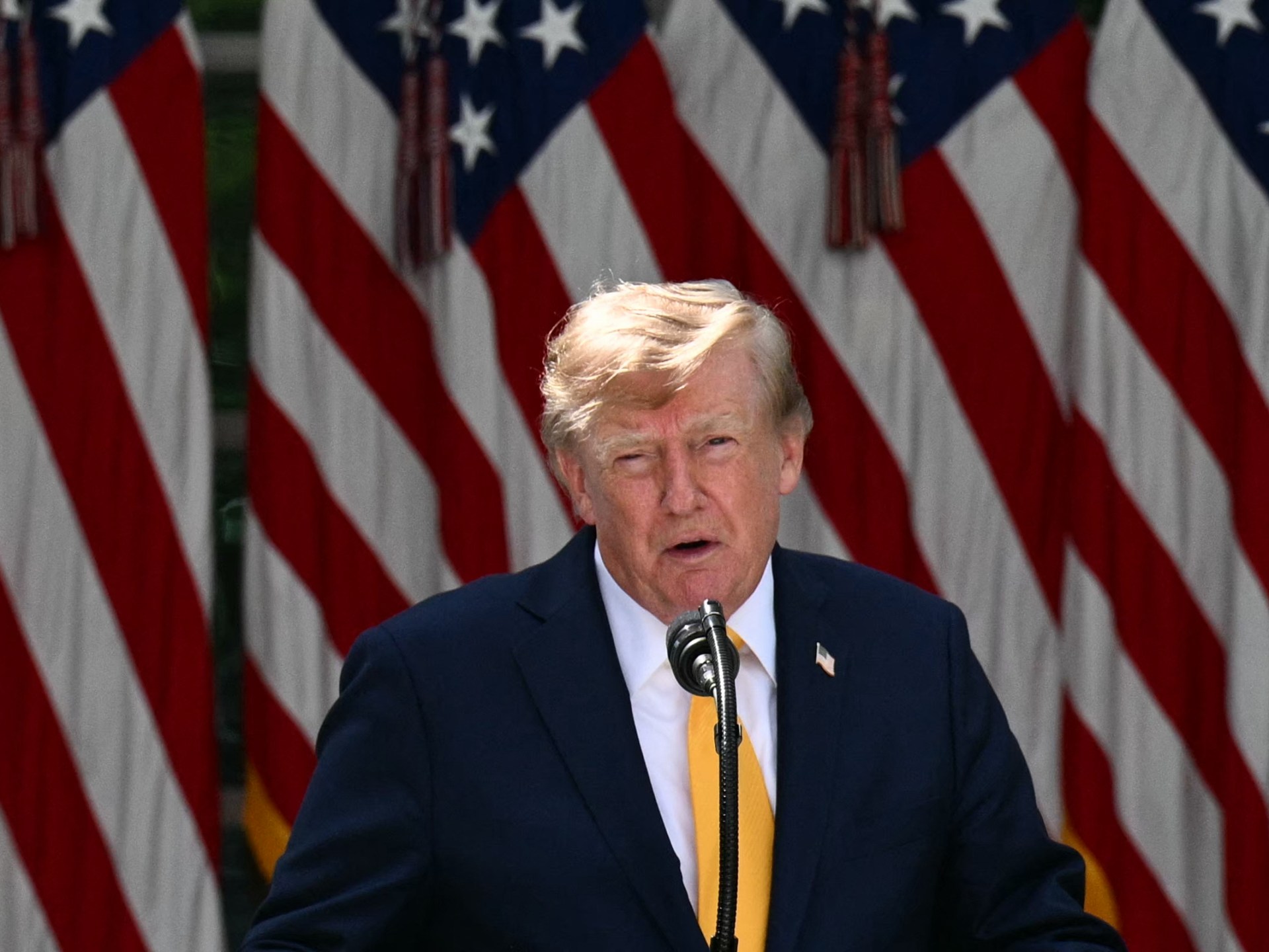 Poll finds declining US backing for war as Trump approval stays at low