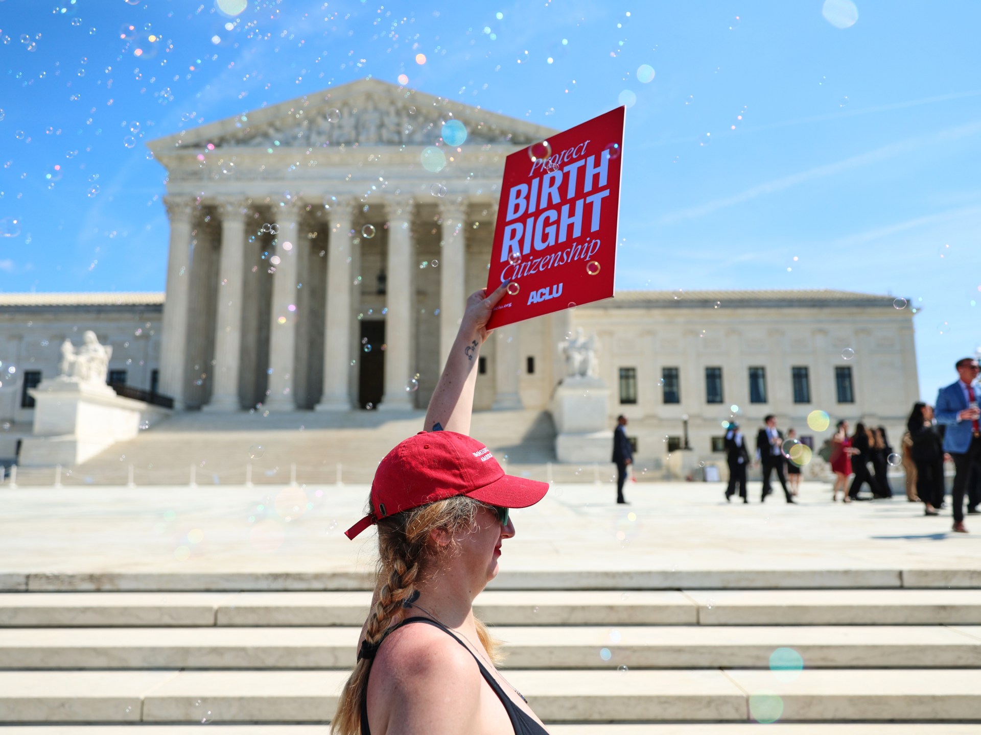 Rights groups challenge Trump birthright citizenship orders