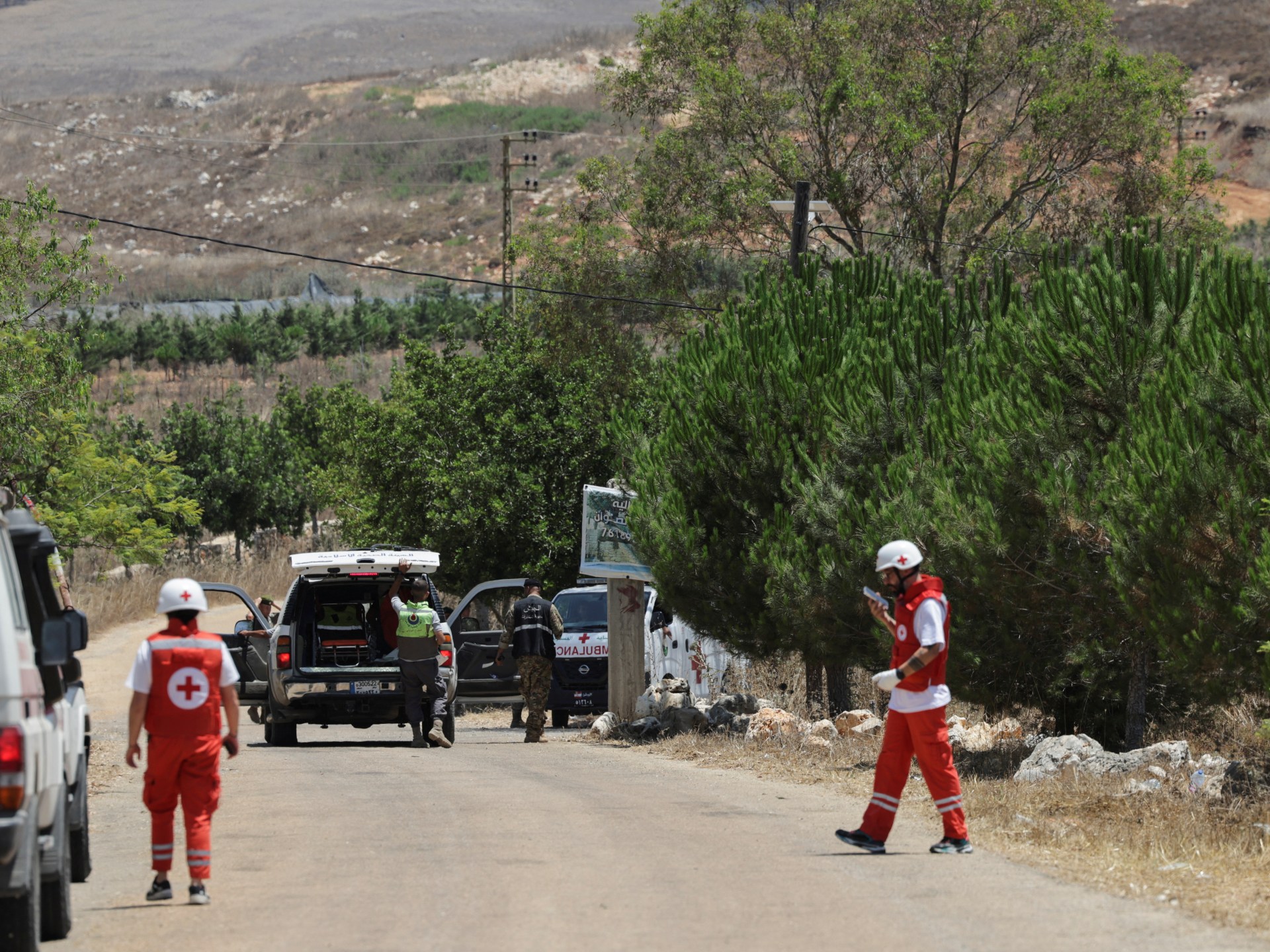 Civilians displaced as projectiles rise in southern Lebanon