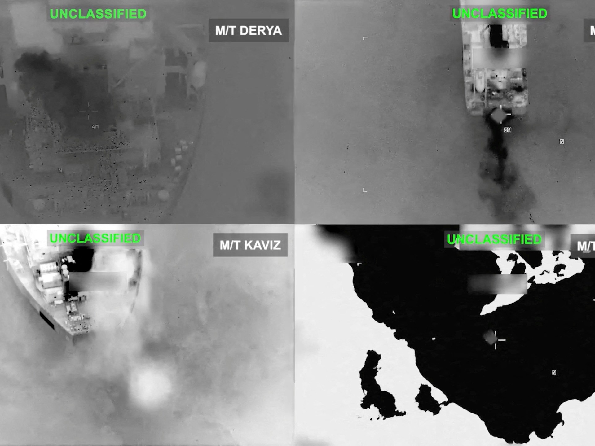 Five Iranian oil tankers destroyed after attacks on US warship