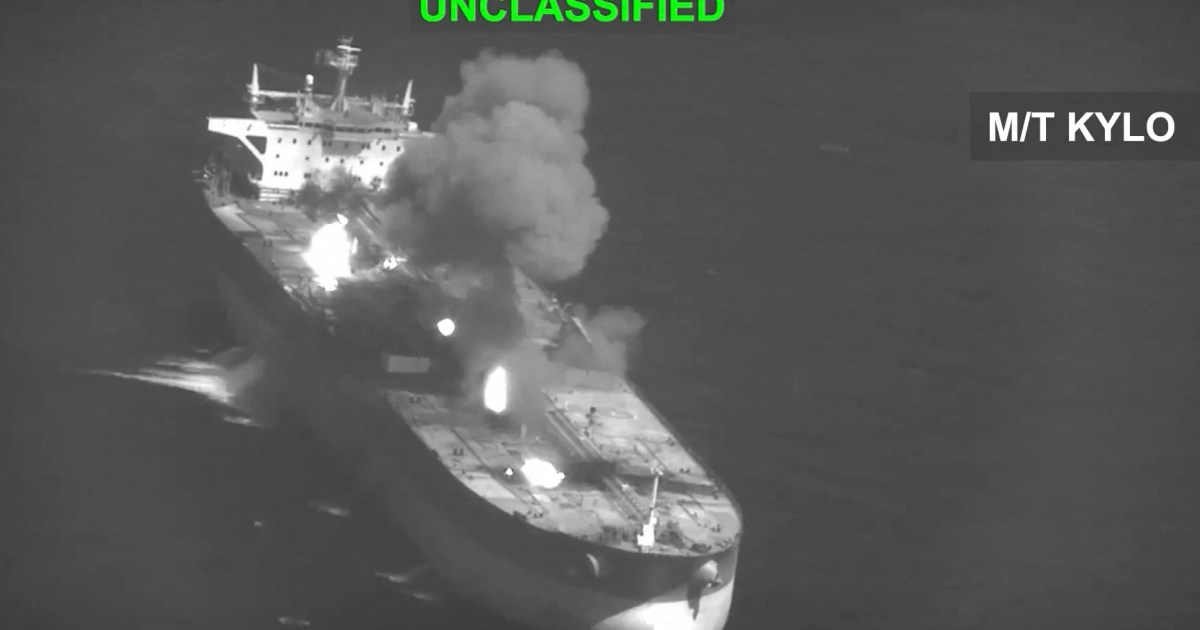 US military says tanker strikes followed Iranian missile attacks