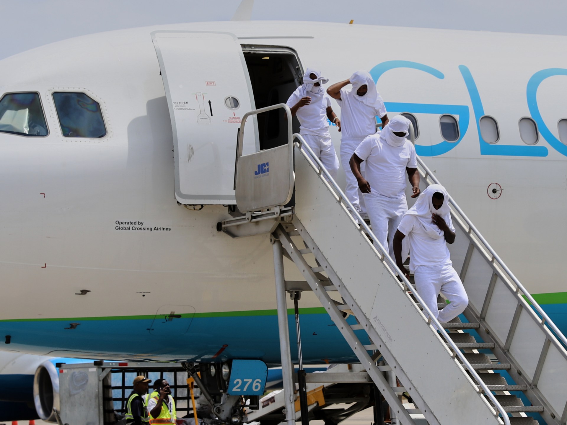 Six US-deported migrants arrive in Guyana under one-year deal