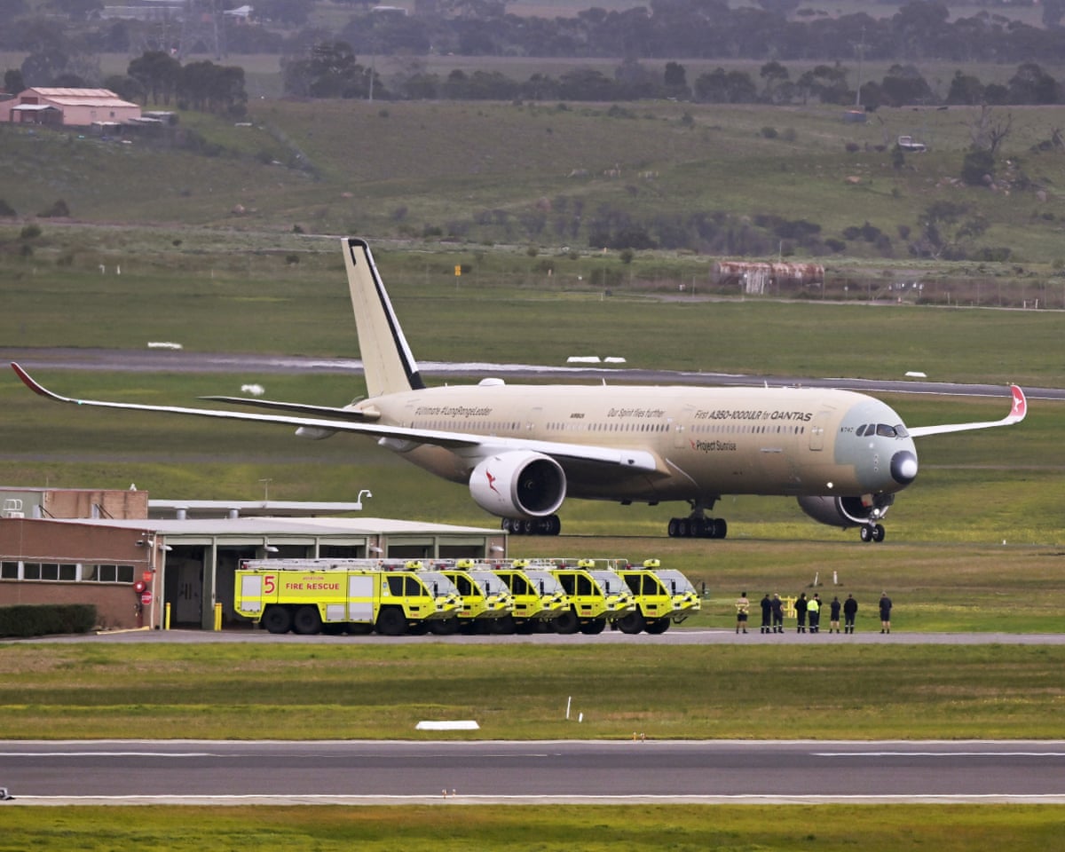 Qantas tests Airbus A350-1000ULR on 17,000km nonstop flight from France to Melbourne