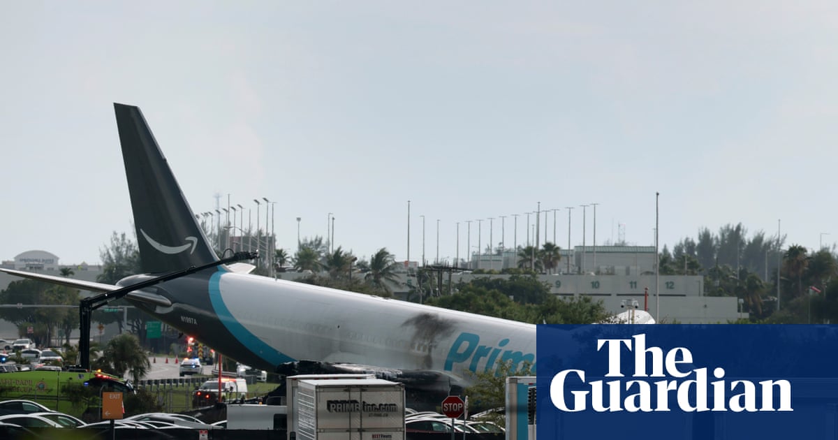 Amazon cargo plane crash kills five at Miami International Airport