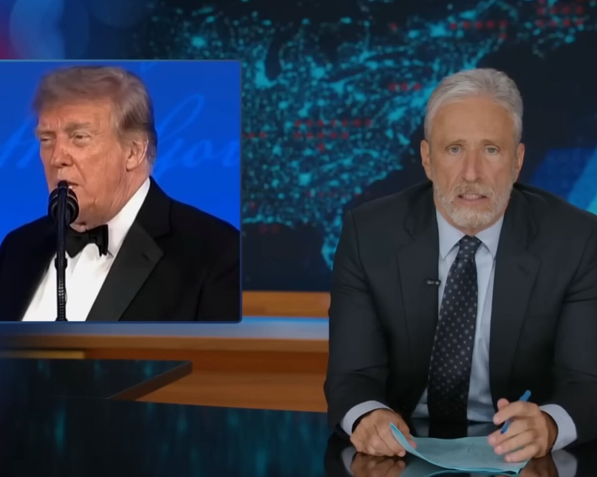 Late-night hosts mock Donald Trump’s awkward performance at White House correspondents’ dinner