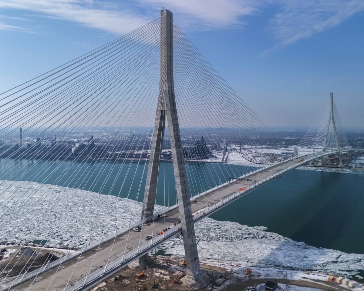 Trump administration accused of stalling Detroit-Windsor bridge opening for billionaire donor’s benefit