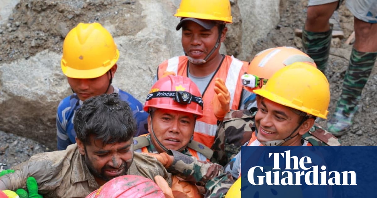 Two Nepal hydropower workers pulled alive from flooded tunnel