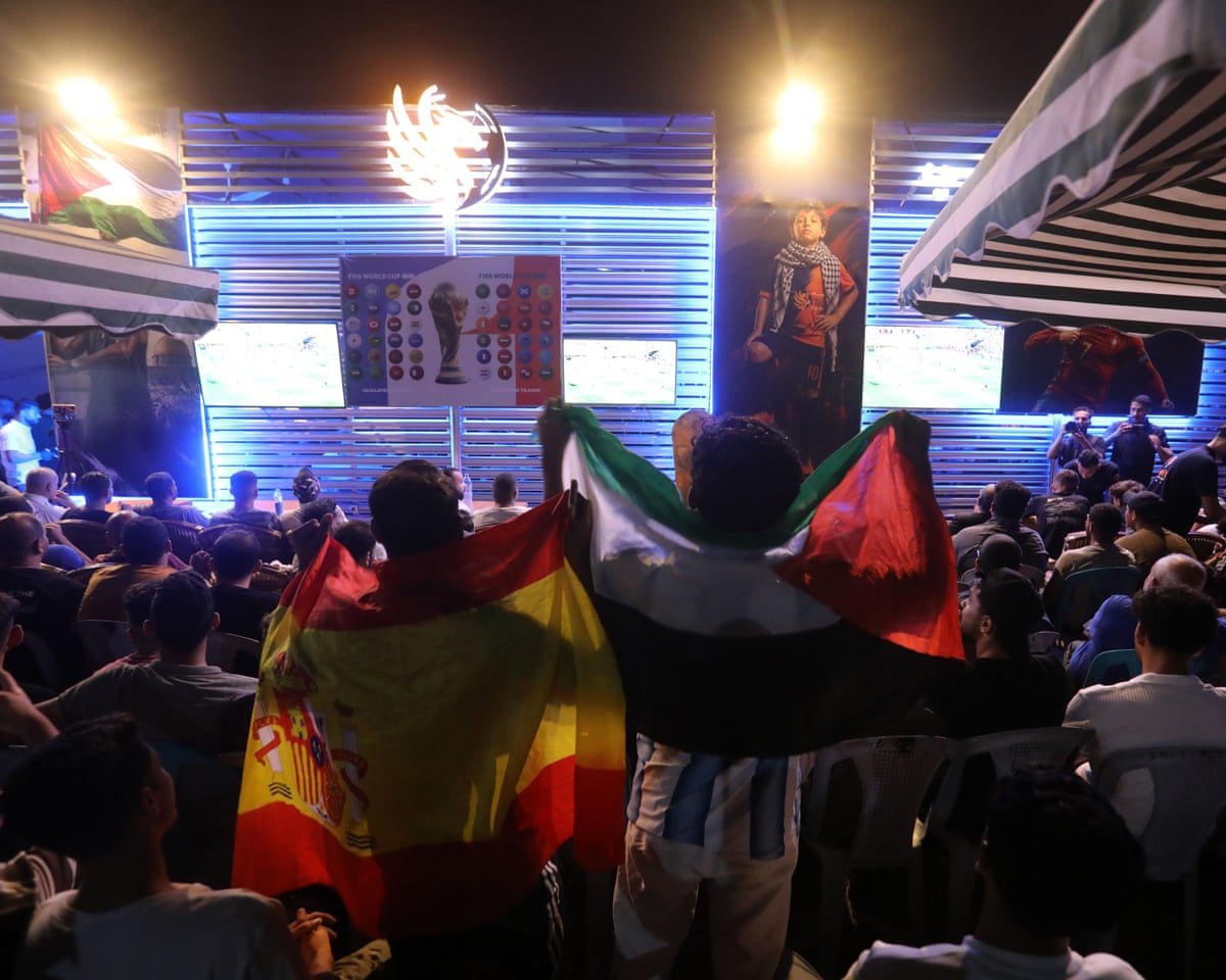 Gaza celebrates World Cup victory of Spanish team they took into their hearts